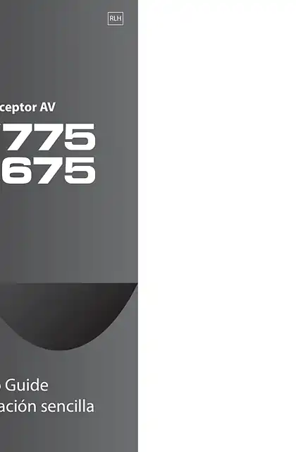 yamaha雅马哈RX-V775_RX-V675 Easy Setup Guide